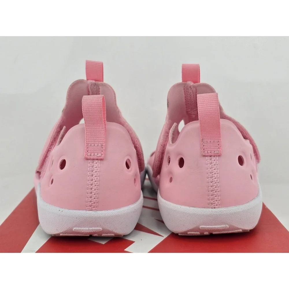 Nike Sunray Protect 4 Water Shoes Sandals sz 1 Youth Girl Pink/White Closed Toe